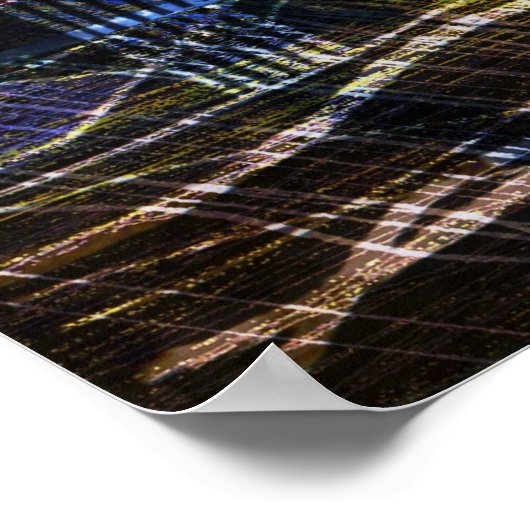 golven en deeltjes poster (Hoek)