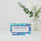golven en kleur visitekaartje (Staand voorkant)