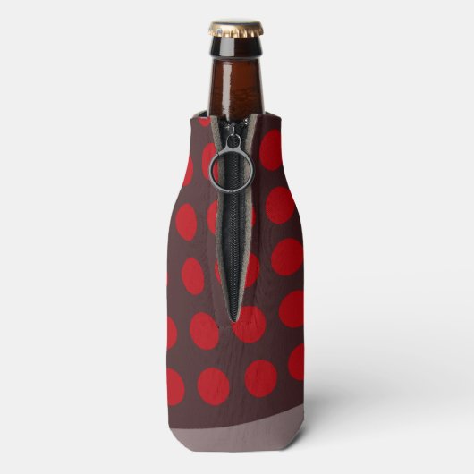 Golven en Regen Flesjeskoeler (Fles Achterkant)