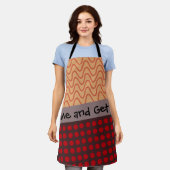 Golven en Regen Schort (Gedragen)