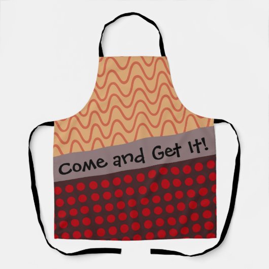 Golven en Regen Schort (Voorkant)