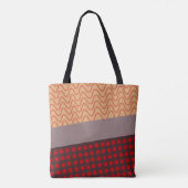 Golven en Regen Tote Bag (Achterkant)