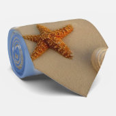 Golven en schalen stropdas (Opgerold)