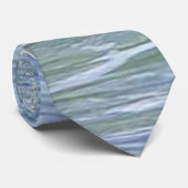 Golven en schuimwater stropdas (Opgerold)