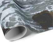 golven en Vissende boten op de oceaan, Cadeaupapier (Rol Hoek)