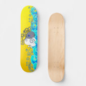 Golven en walvissen - skateboard (Voorkant)