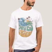  golven en zonneschijn t-shirt (Voorkant)