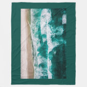 Golven Fleece Deken (Voorkant)