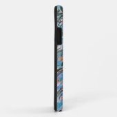 Golven in Abstracte blauw acrylzuur Case-Mate iPhone Case (Achterkant/rechts)