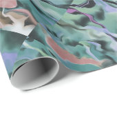 Golven in Abstracte kunst van het harmonische acry Cadeaupapier (Rol Hoek)