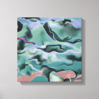 Golven in Abstracte kunst van het harmonische acry