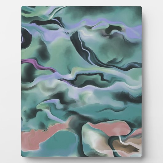 Golven in Abstracte kunst van het harmonische acry Fotoplaat (Voorkant)