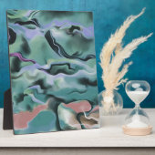 Golven in Abstracte kunst van het harmonische acry Fotoplaat (Zijkant)