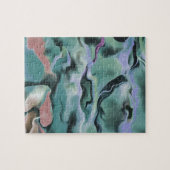 Golven in Abstracte kunst van het harmonische acry Legpuzzel (Horizontaal)