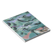 Golven in Abstracte kunst van het harmonische acry Notitieblok (Schuin)