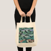 Golven in Abstracte kunst van het harmonische acry Tote Bag (Voorkant (product))