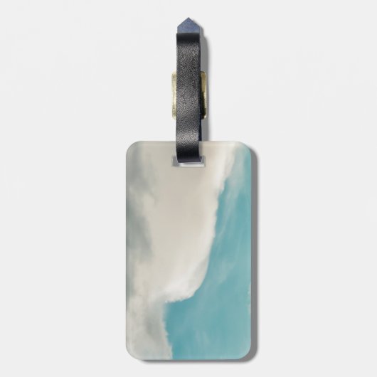 golven in alle opzichten bagagelabel (Achterkant verticaal)