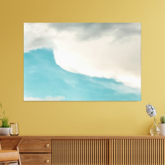 golven in alle opzichten canvas afdruk (Insitu (Woonkamer))