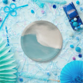 golven in alle opzichten papieren bordje (Feest)