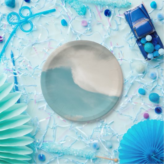 golven in alle opzichten papieren bordje (Feest)