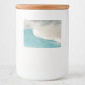 golven in alle opzichten voedselcontainer etiket (Voorkant)