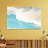 golven in alle richtingen canvas afdruk (Insitu (Woonkamer))