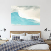 golven in alle richtingen canvas afdruk (Insitu (Slaapkamer))