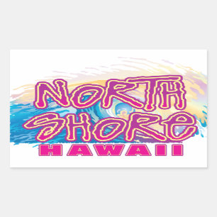 Golven in de Noordzee Rechthoekige Sticker