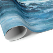 Golven in de oceaan. Modern Impressionisme, modern Cadeaupapier (Rol Hoek)