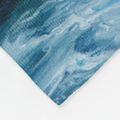 Golven in de oceaan. Modern Impressionisme, modern Fleece Deken (Hoek)