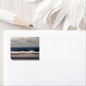 Golven in de Stille Oceaan Etiket (Insitu)