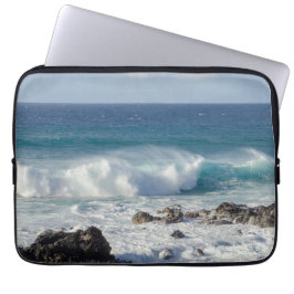 Golven in Maui, Hawaï Landschapsfotografie Laptop Sleeve