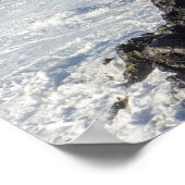 Golven in Maui, Hawaï Landschapsfotografie Poster (Hoek)