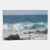 Golven in Maui, Hawaï Landschapsfotografie Theedoek (Horizontaal)