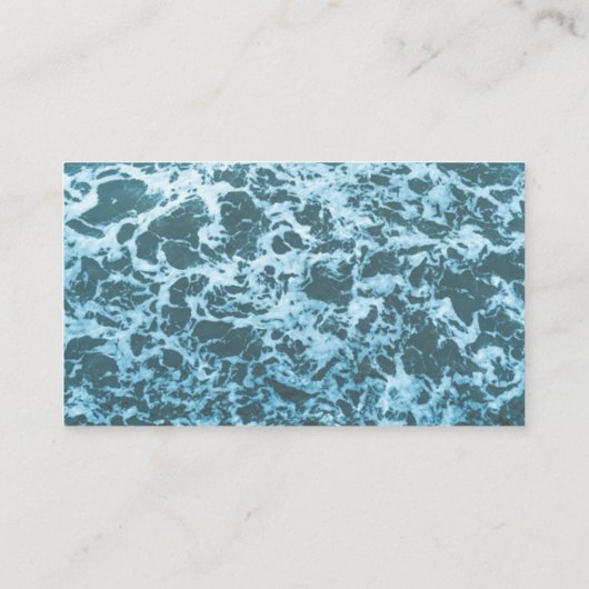 Golven in water Visitekaartjes (Achterkant)