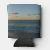 Golven kruipen in het Zonnestrand Landschap Blikjeskoeler (Achterkant)