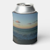 Golven kruipen in het Zonnestrand Landschap Blikjeskoeler (Blikje Achterkant)