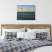 Golven kruipen in het Zonnestrand Landschap Canvas Afdruk (Insitu (Slaapkamer))
