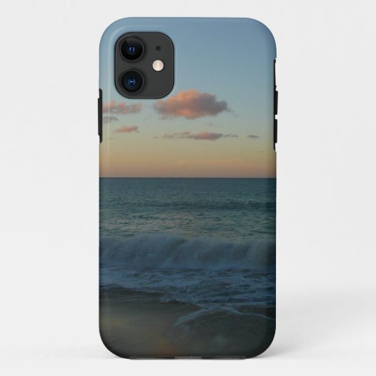 Golven kruipen in het Zonnestrand Landschap Case-Mate iPhone Case (Achterkant)