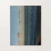 Golven kruipen in het Zonnestrand Landschap Legpuzzel (Verticaal)