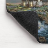 Golven kruipen op de Shore Fine Art Muismat (Hoek)