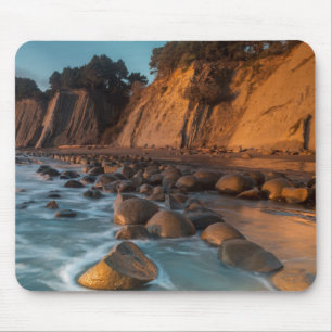 Golven langs het strand, Californië Muismat