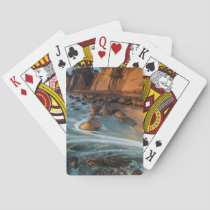 Golven langs het strand, Californië Speelkaarten