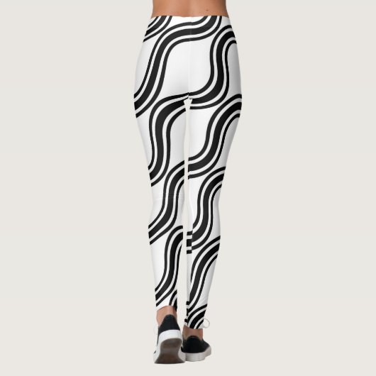 golven leggings (Achterkant)