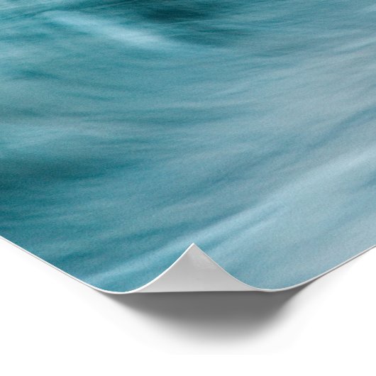 Golven met lange belichting poster (Hoek)