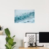 Golven met lange belichting poster (Thuiskantoor)