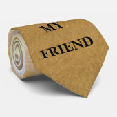 Golven met Motto      -   Stropdas (Opgerold)