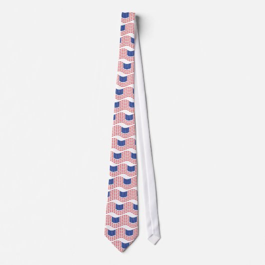 golven met vlag stropdas (Voorkant)