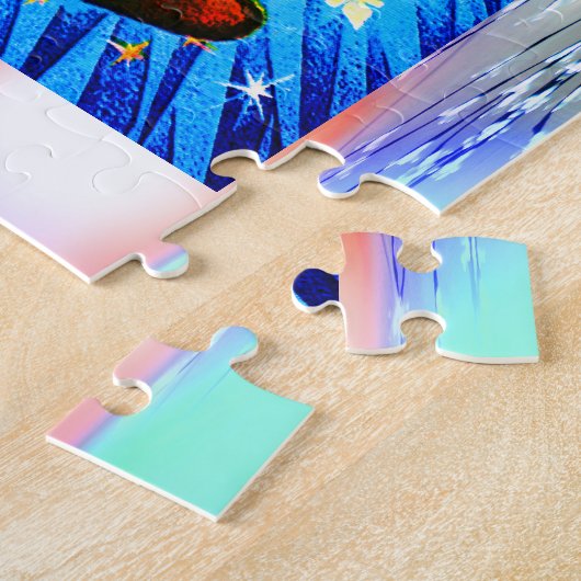 Golven naar Santa Legpuzzel (Zijkant)