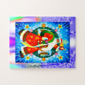 Golven naar Santa Legpuzzel (Horizontaal)